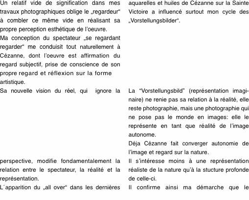Ma recherche sur la caractéristique de l’image photographique m